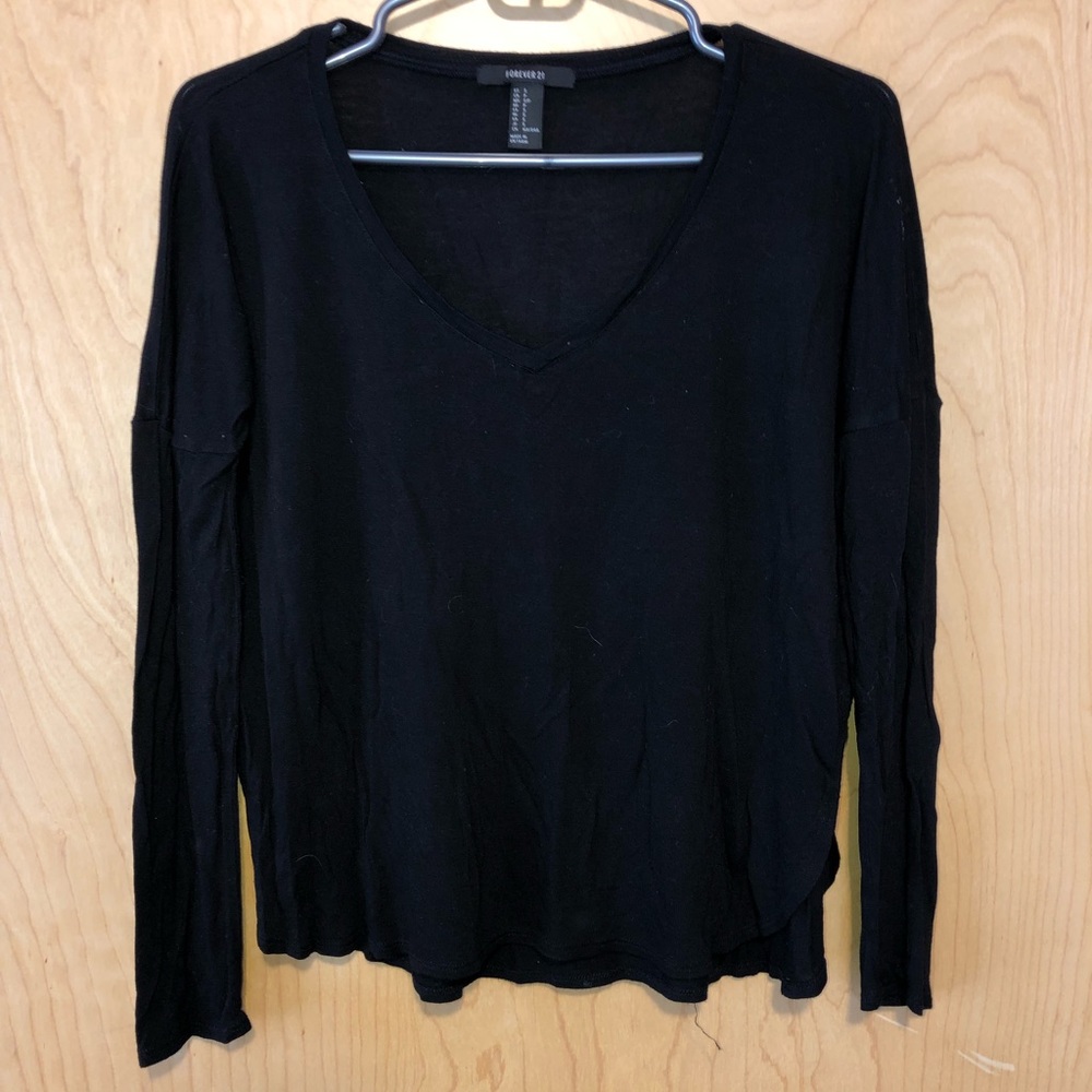 Black long sleeve shirt